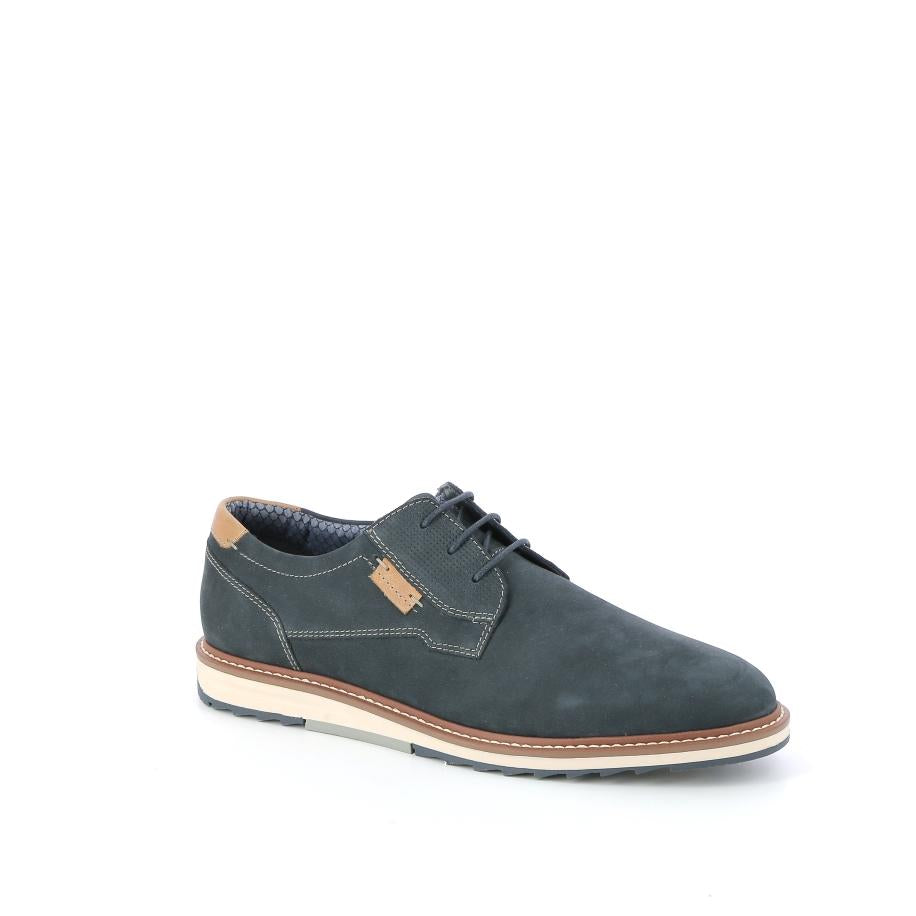 COBAGO Derbies Richelieus - Couleur: Bleu - Mano Shoes and Bags