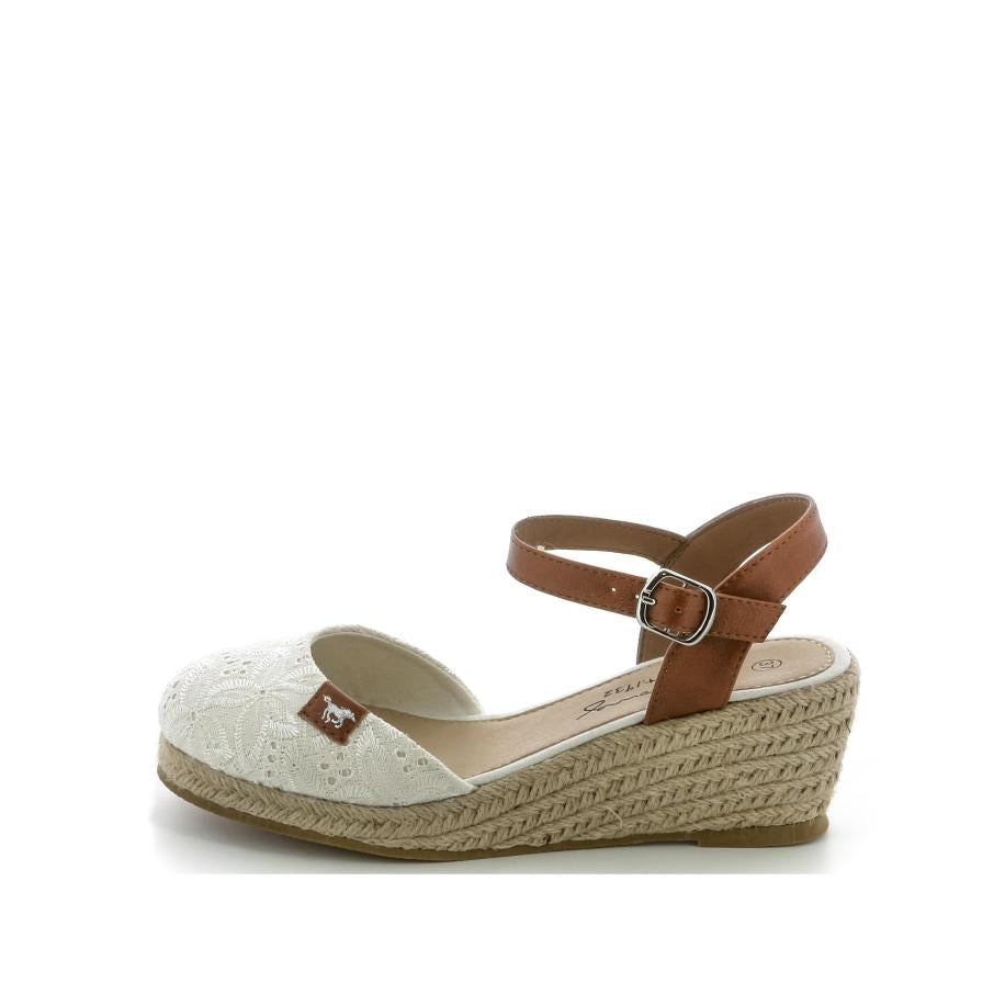 MUSTANG Espadrilles - Couleur: Blanc - Mano Shoes and Bags