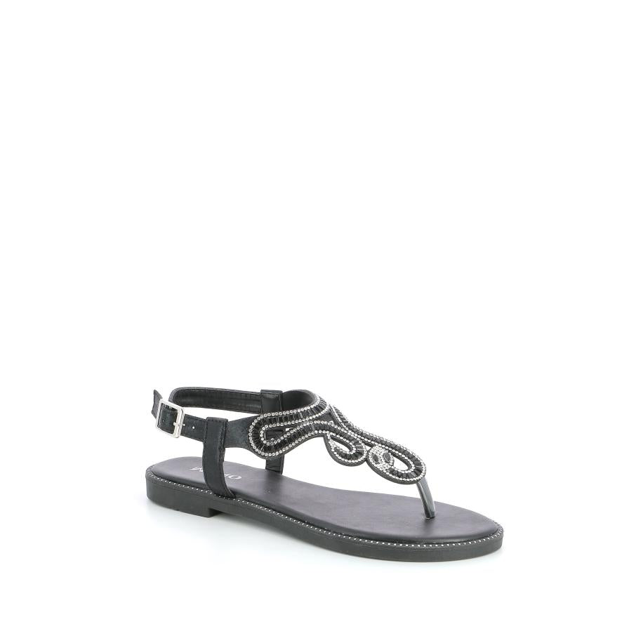 MANO Sandales - Couleur: Noir - Mano Shoes and Bags