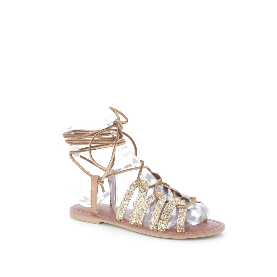 MANO Sandales - Couleur: Doré - Mano Shoes and Bags