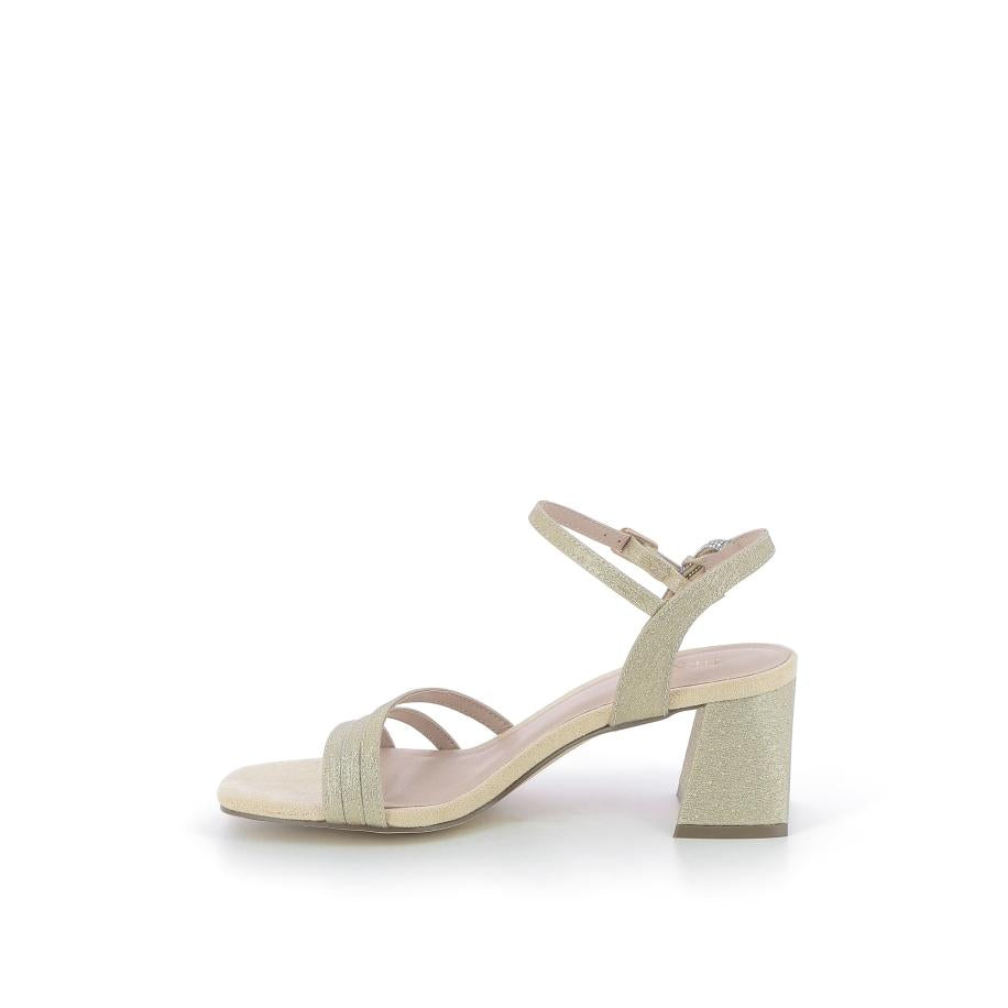 MENBUR Sandales à talon - Couleur: Doré - Mano Shoes and Bags