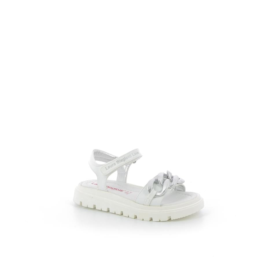 LAURA BIAGIOTTI Sandales - Couleur: Blanc - Mano Shoes and Bags
