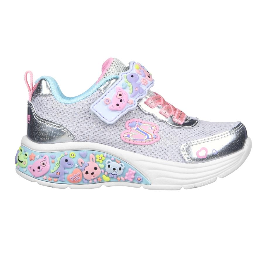 SKECHERS Baskets - Couleur: Argenté - Mano Shoes and Bags