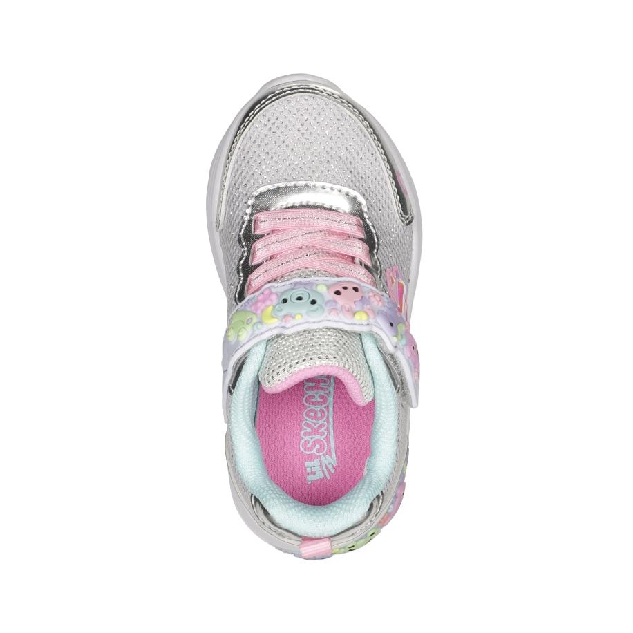 SKECHERS Baskets - Couleur: Argenté - Mano Shoes and Bags