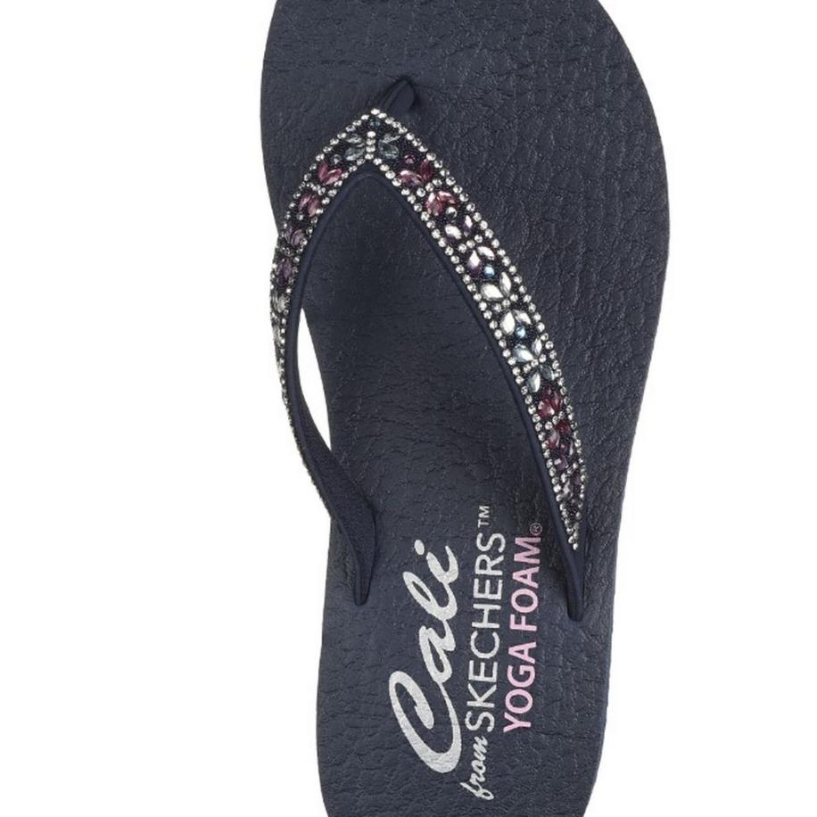 SKECHERS Tongs - Couleur: Bleu - Mano Shoes and Bags